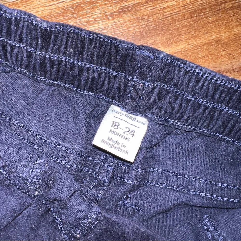 babyGAP Baby Girls Corduroy Jeggings Pants - Navy, Size 18-24M